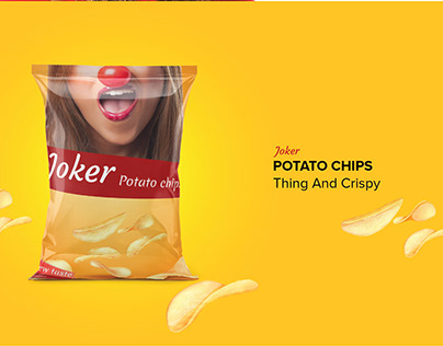 Joker potato Chips Cover Design