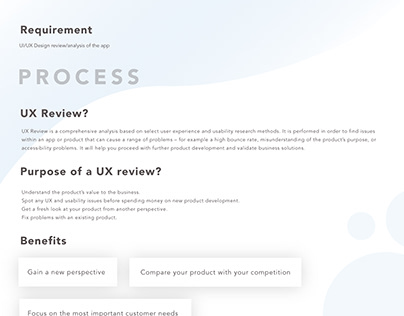 UX Review and Usability Enhancement