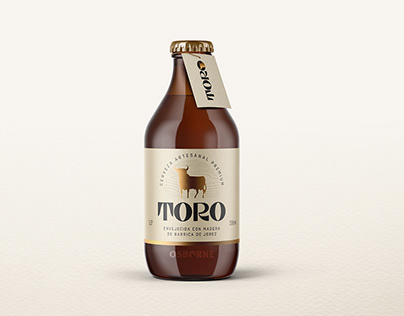 Cerveza Toro de Osborbe packaging