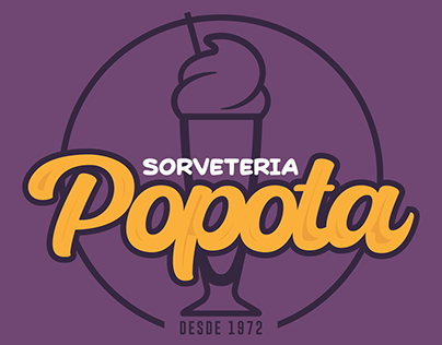 Logotipo Sorveteria Popota