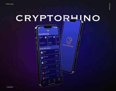 CryptoRhino App - real-time cryptocurrency tracker