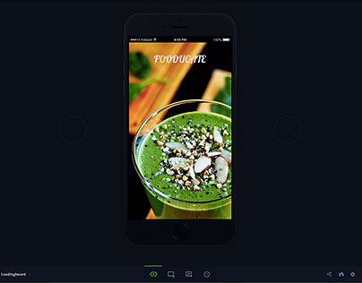 Fooducate Mobil App Prototype made in InVision