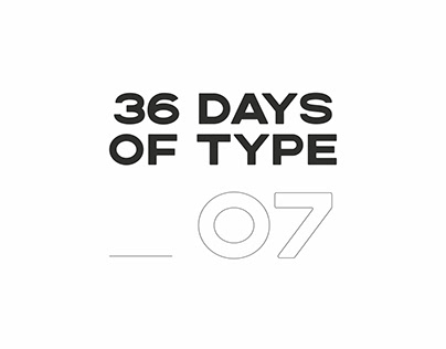 36 days of type 07