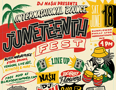 Juneteenth Fest Animated Poster