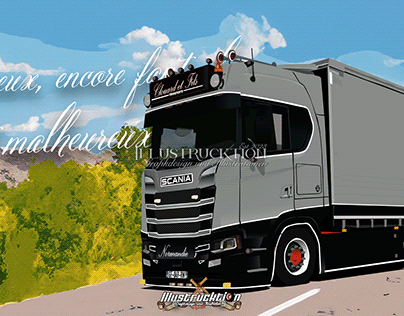 Clouard et Fils | Scania 650S V8 | Illustration