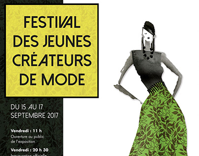Projet fictif - Festival des jeunes créateurs de mode