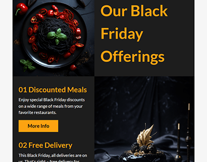 Email Campaign for Black Friday offerings