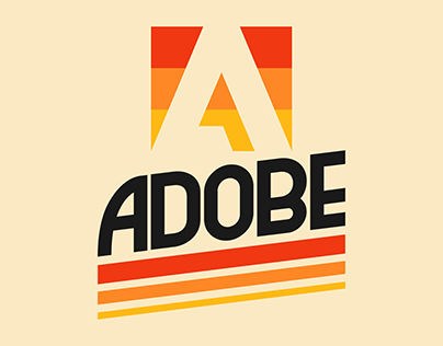 Retro Adobe Logos
