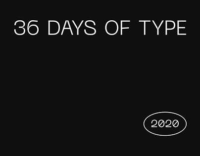 36 Days of type/2020