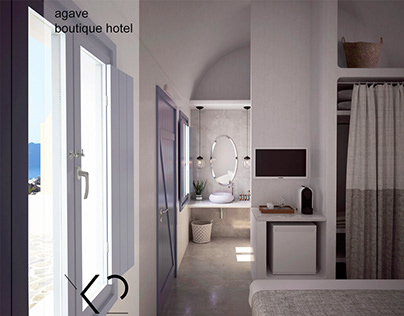 agave boutique hotel_ 3d visualization
