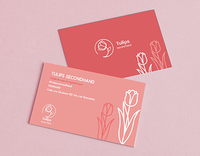 Business card - Tulips Secondhand