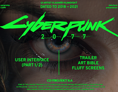 Cyberpunk 2077—User Interface (Part 1)