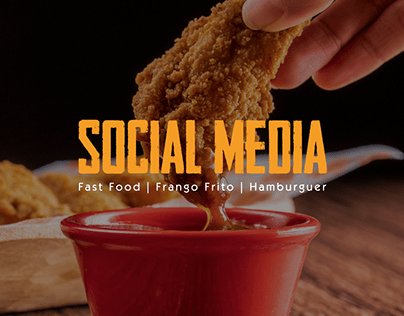 Social Media - Frango Frito e Hamburguer