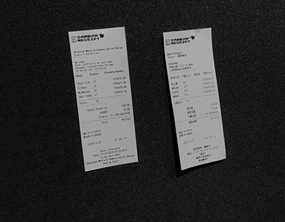 Carbon receipt design