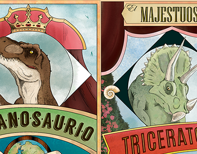Dinosaur postcards