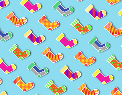 A Playful Sock Illustration for the Bold and the Brave