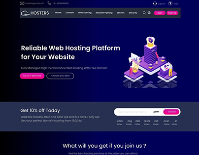 Webhosting Website