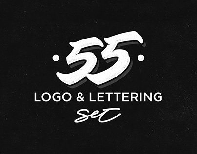 55 logo & lettering set