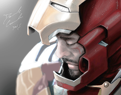 Tony Stark digital painting