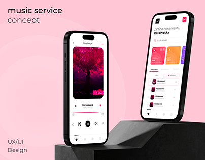 Music service. Concept