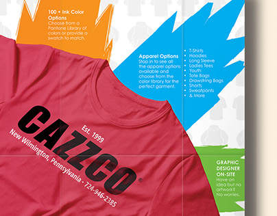 CAZZCO Fold Out Brochure and Poster