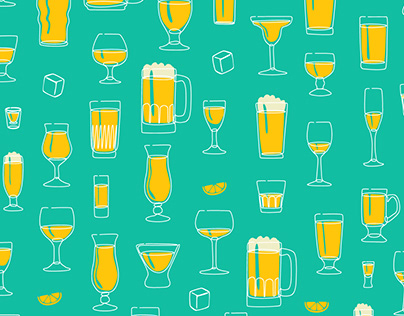 illustration of drinking glass variation