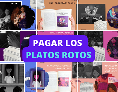Ilustraciones para el libro "Pagar Los Platos Rotos"