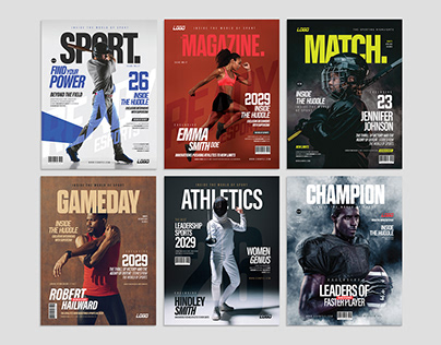 Sport Magazine Cover Templates