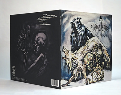 2xLP+CD Gatefold Album Jacket : Unholy Cadaver