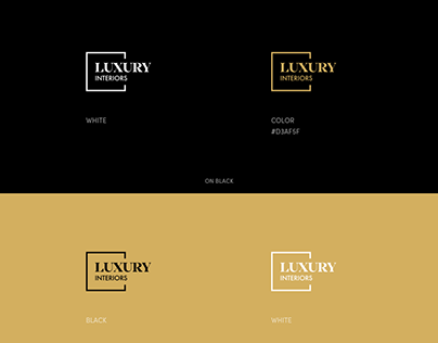Luxury Interiors Logo Design