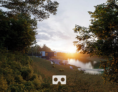 360 VR- Riverside Residence sunset