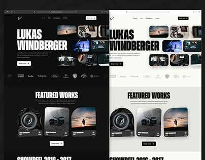 Project thumbnail - Lukas Windberger Landing Page