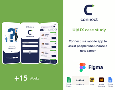 Connect UI/UX case study (Mobile app)