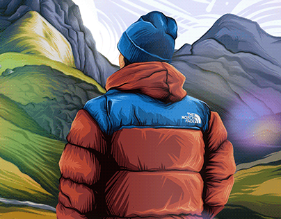 The North Face illustrations