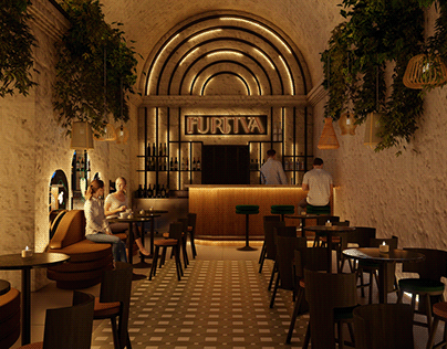 Interior Design/Furtiva Speakeasy Bar