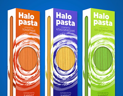 Проект бренда-стартапа "Halo Pasta"