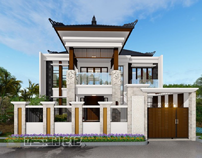rumah gaya Bali modern