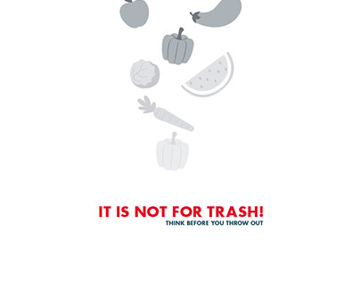 Climate Change Poster- Food Wastage Effect