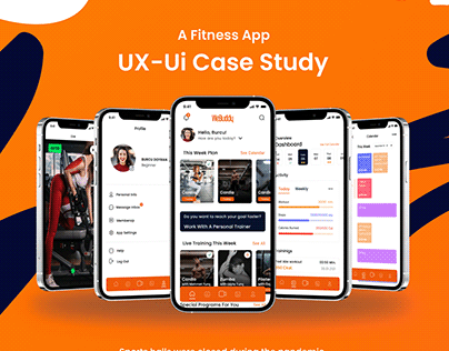WeBuddy Fitness App Ux - Ui Case Study