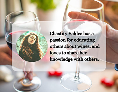 Chastity Valdes sharing wine facts