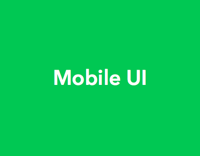 Mobile UI