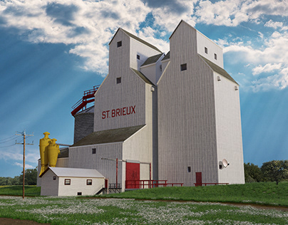 The Last Grain Elevator of St. Brieux