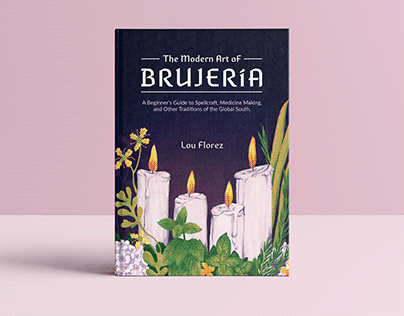 Brujería Altar Gouache Book cover illustration