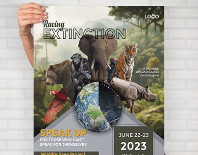 Poster for Charity (Wildlife Save Project)