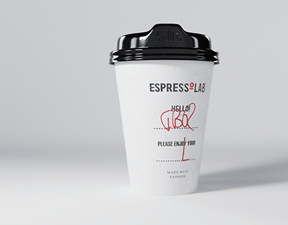 Espresso Lab Cup 3D Model