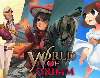 Card game Illustrations - World of Grimm