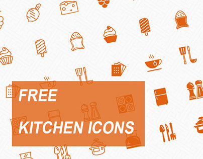 Free Line & Filled Kitchen Icons