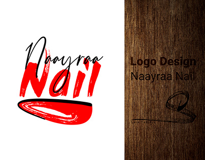 Naayraa Nail Logo Design