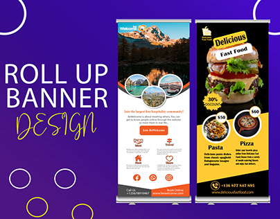 creative roll up banner