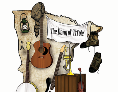 The Dang ol' Tri'ole EP Cover : Stumphole Water